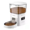 Comedouro automático Rojeco 2L versão com botões, 2 litros branco