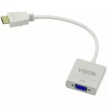 Adaptador de cabo de vídeo VGA D-Sub HDMI Type-A Vision TC-HDMIVGA