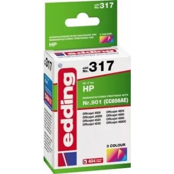 Consumível de impressora Edding 18-317 ciano