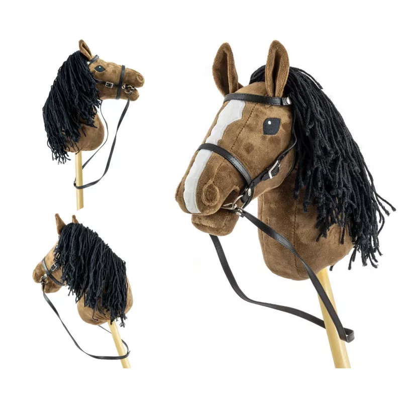 Cavalo de Pau Hobby Horse Castanho Escuro