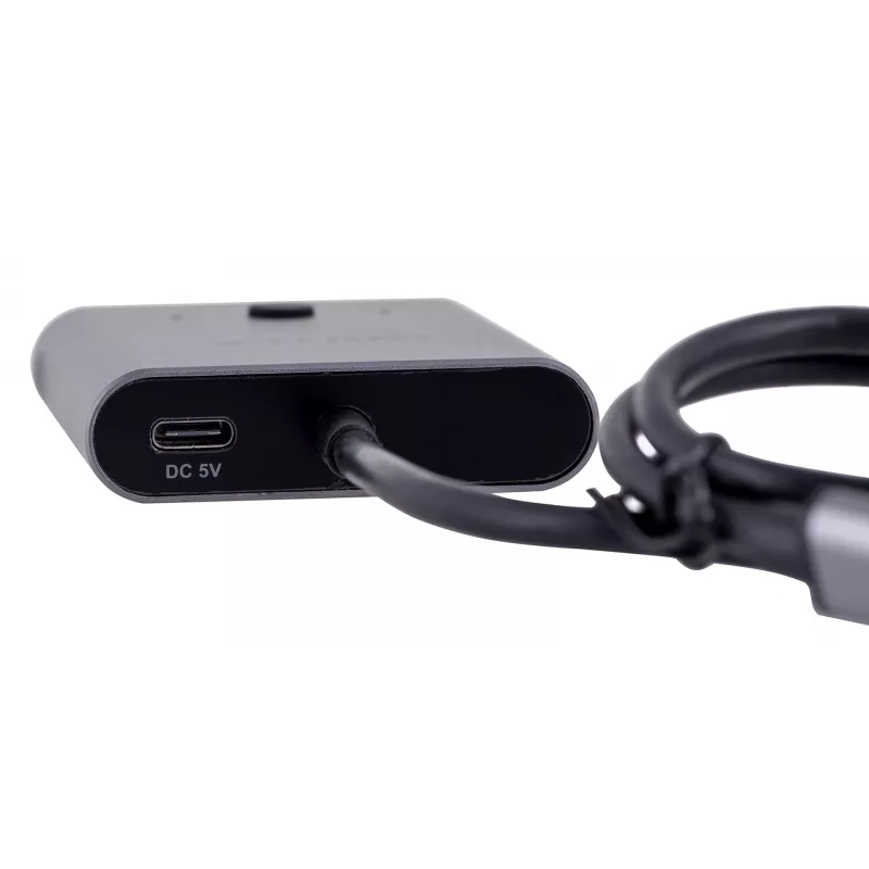 Unitek D1078A comutador USB-C 4K bidirecional, 2 entradas e 1 saída