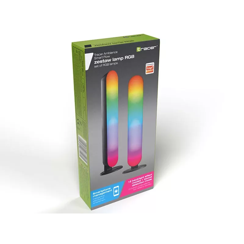 Candeeiro de mesa e suspensão TRACER Smart Flow Tracer 47245 Ambience TRAOSW47245 controlo Wi‑Fi LED