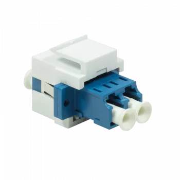 Módulo keystone Logilink conexão modular LC duplex single azul/branco (NK0030)