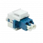 Módulo keystone Logilink conexão modular LC duplex single azul/branco (NK0030)