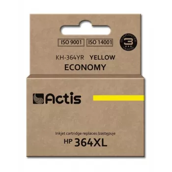 Tinte ACTIS KH-364YR compatível com HP 364XL, amarelo, 12 ml, rendimento standard, recondicionada