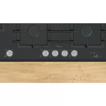 Placa Bosch Serie 8 PRS9A6H40 preta encastrável 90 cm gás 5 zona(s)