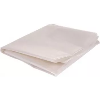 Saco de resíduos Deiss 240-300l transparente 650+550x1350mm 80my (99016)