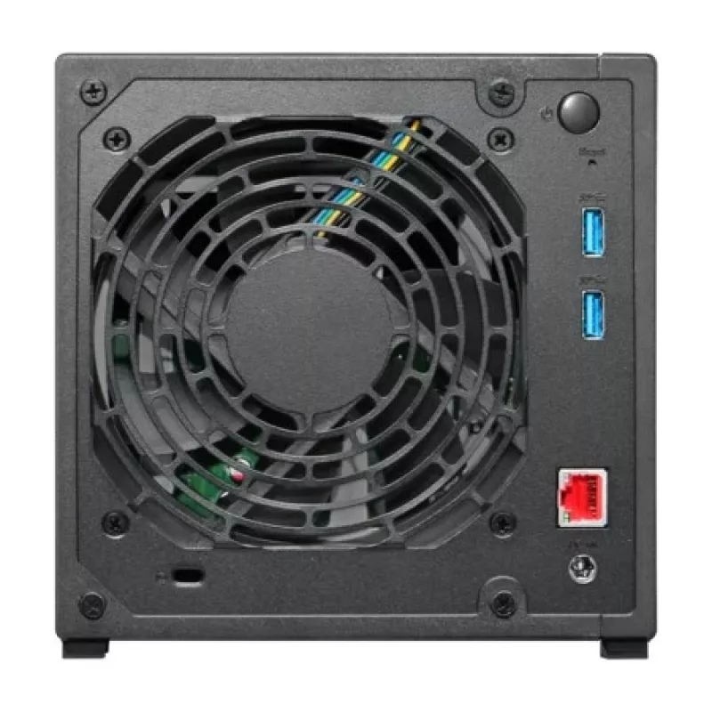 NAS Asustor AS1204T Torre Realtek RTD1619B 1 GB DDR4 0 TB ADM preto
