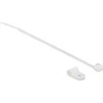 Abraçadeira com fixação por parafuso DeLOCK 18861 náilon branco 10 unid.