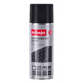 Limpa-impressoras a ar comprimido ActiveJet AOC-200 – spray de limpeza de equipamentos, 400 ml, para metal/plástico, eletrónica