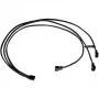 Cabo divisor RGB Alphacool 18681 plástico preto 600 mm