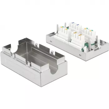 Tomada de rede pass-through DeLOCK 86410