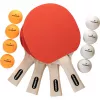 Conjunto de ténis de mesa Friends, equipamento de fitness para 4 jogadores