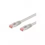 Cabo patch Wentronic Goobay CAT 6, S/FTP (PiMF), cinzento, 7,5 m - mistura de cobre CCA (93650)