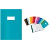 HERMA 7456 capa para caderno A4, PP, turquesa opaco com acabamento texturado, 25 pcs.