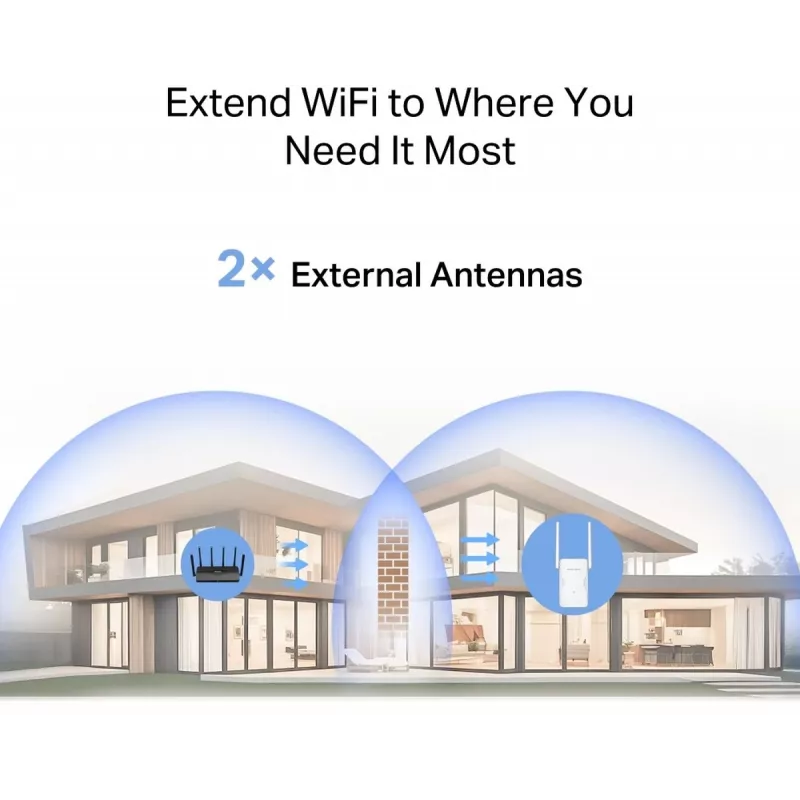 Mercusys ME25BE BE3600 Wi-Fi 7 Repetidor de alcance