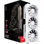 Placa gráfica XFX Radeon RX 9070 XT — 16 GB GDDR6, 256-bit, PCIe x16, 2400 MHz, 3 ventoinhas branco, 325×65 mm