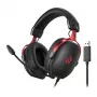 Auscultadores gaming sem fios QCY Heroad VN200 (preto-vermelho) — circumaurais, microfone, Bluetooth