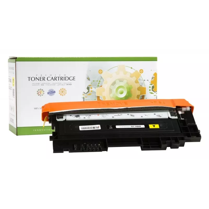 Toner compatível Static Control Samsung CLT-Y404S/ELS (SU444A), amarelo