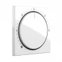 Placa de cobertura Gira Branco puro Modelo 270603 para interruptores e tomadas