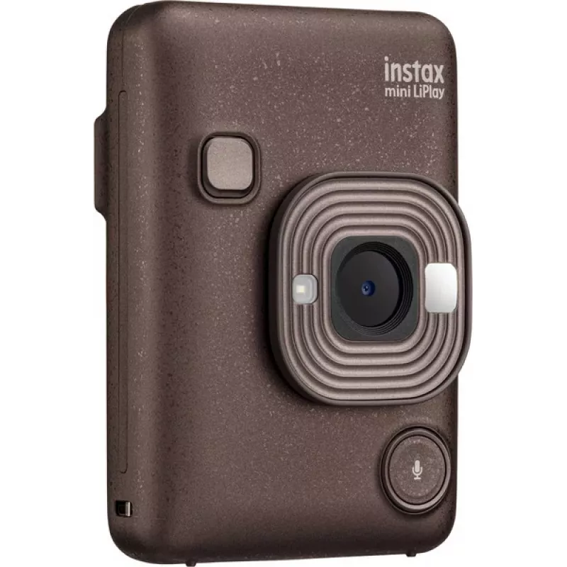 Câmara instantânea Fujifilm Instax mini LiPlay — 1/5 polegadas 2560×1920 CMOS, imprime 86×54 mm, 2,7 polegadas TFT, bronze