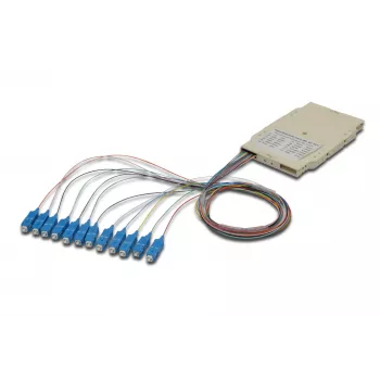 Cassete de fusão Digitus A-96522-02-UPC-4 com 12 pigtails SC OM4