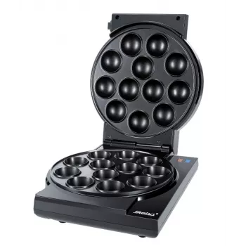 Máquina de cupcakes/donuts Steba CM3 12 bolos 7 donuts 800W preto