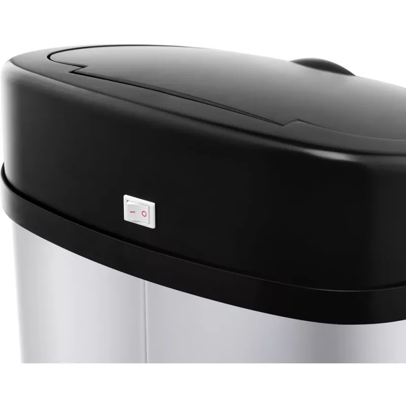 Balde do lixo LAMART LT8021 Aço inoxidável com pedal, sensor de movimento, 30 L, 34×25×54 cm