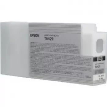 Cartucho de tinta Epson T6429 light light preto (150ml), rendimento padrão, light light preto, tinta pigmentada, 150 ml, 1 unid.