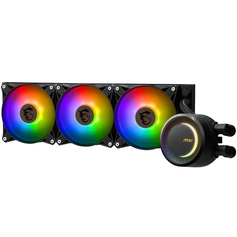 MSI MAG CORELIQUID E360 sistema de refrigeração para computador placa-mãe, conjunto de refrigeração líquida para processador 12 cm preto