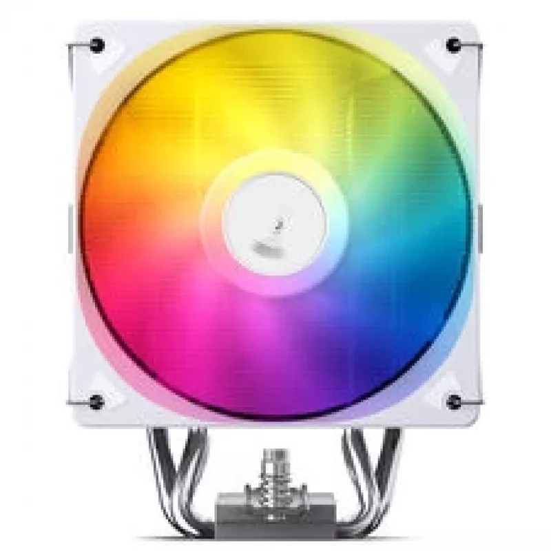 Arrefecedor de CPU Jonsbo CR-1000MAX V2 PWM ARGB branco — dissipador de torre, ventoinha PWM, iluminação ARGB