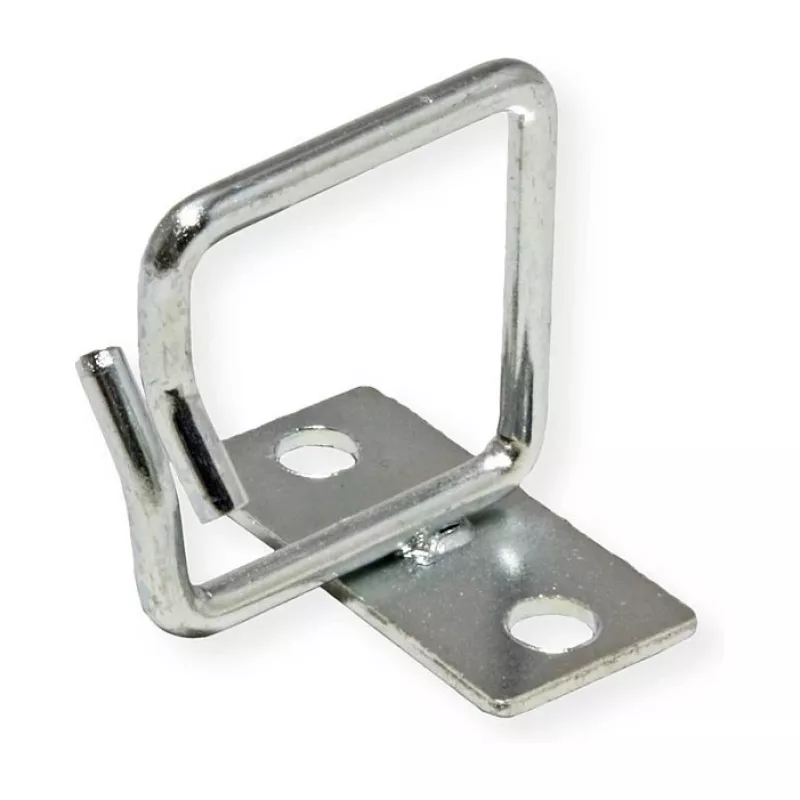 Passagem de cabos ROLINE, 40x40 mm, metal, entrada lateral de cabos