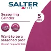 Saleiro e pimenteiro Salter BW12946EU7, moagem ajustável, moinho cerâmico