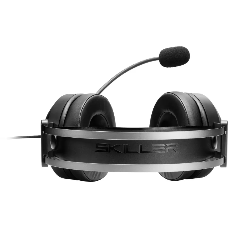 Headset Sharkoon Skiller SGH30 com fios Gaming com arco de cabeça, preto