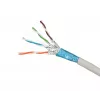Cabo de rede Extralink par entrançado CAT6A FTP (F/FTP) V2 interior 500M cinzento