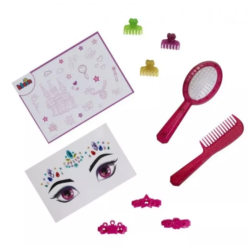 Cabeça de pentear e styling KLEIN Sara 5205 com características realistas – acessório de boneca para praticar penteados