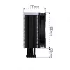 Endorfa Fera 5 preto ARGB dissipador de CPU