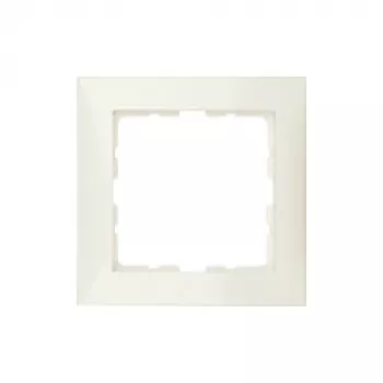 Berker 1011 89 82 moldura 1 módulo S.1 branco brilhante