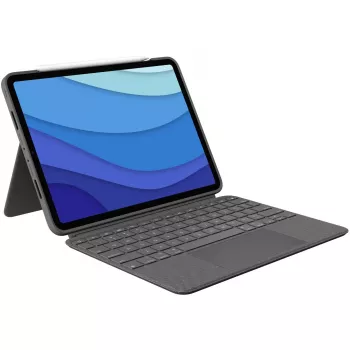 Capa com teclado Combo Touch US iPad Pro 11 1,2,3 Gen cinzento