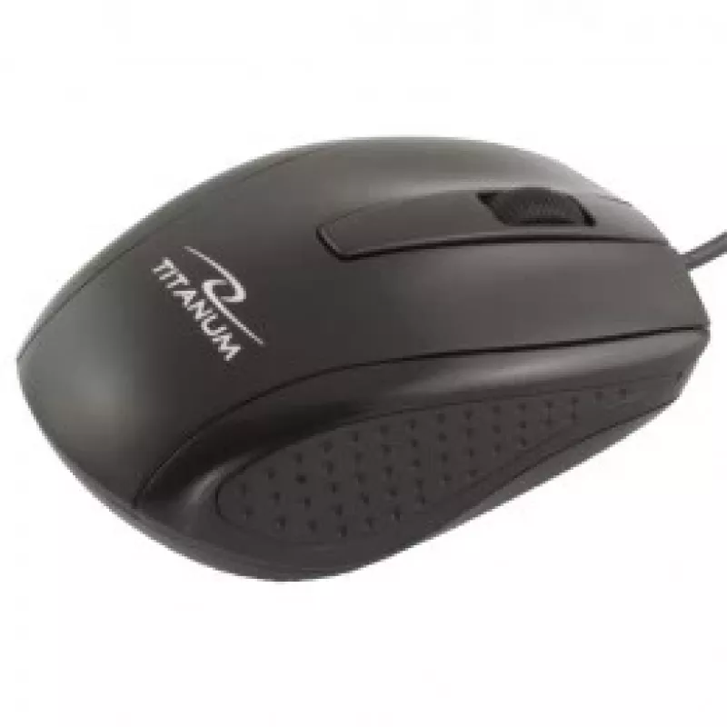 Rato TITANUM TM110K ambidestro USB Type-A ótico 1000 DPI