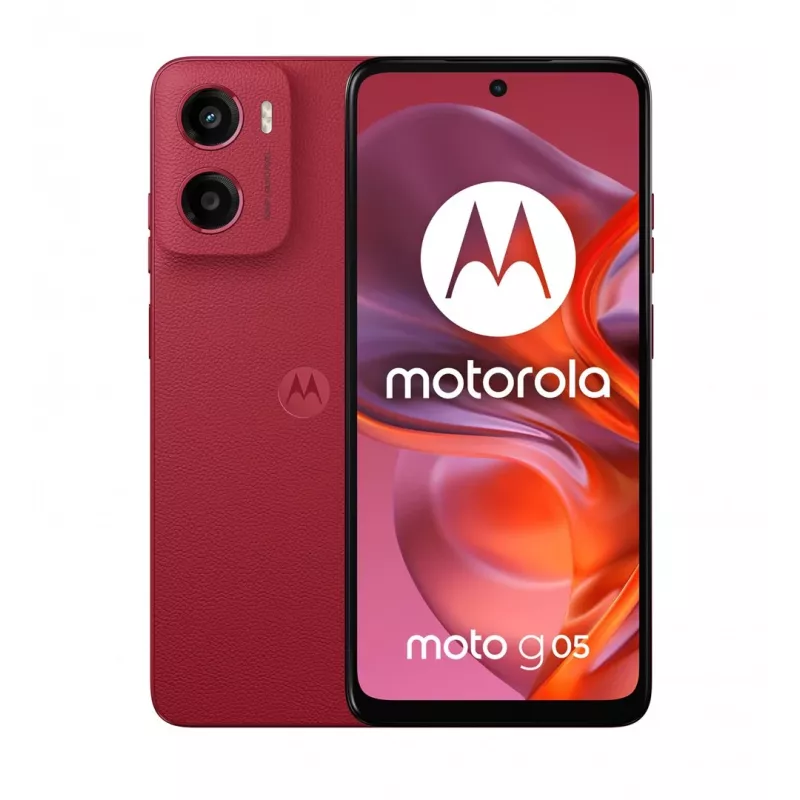 Motorola moto g05 16,9 cm (6,67 polegadas) Dual SIM Android 15 4G USB Type-C 4 GB 256 GB 5200 mAh vermelho