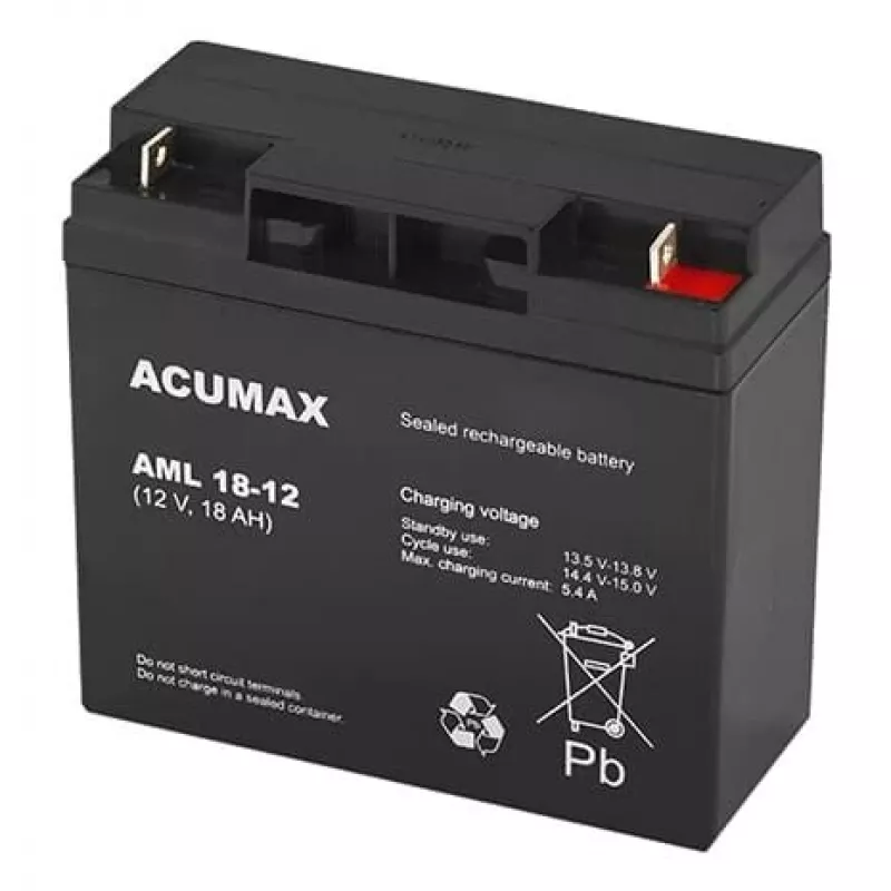 Bateria Electronic AM 18-12 VRLA AGM 12 V 18 Ah