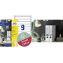 AVERY etiquetas de encaixe para lombada C32266-10 — etiquetas de encaixe brancas para lombada de 4,5 cm, embalagem