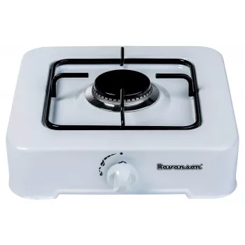 Fogareiro a gás Ravanson K-01T (branco; 1 zona)