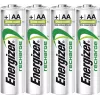 Pilhas recarregáveis NiMH Energizer ACCU Recharge Power Plus AA 2000mAh pack de 4