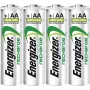Pilhas recarregáveis NiMH Energizer ACCU Recharge Power Plus AA 2000mAh pack de 4