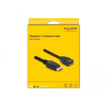 Cabo de extensão DisplayPort 1.2 DeLOCK 4K 60 Hz 5 m