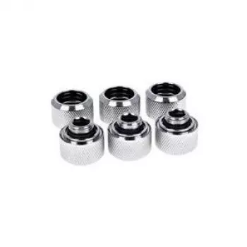 Alphacool Eiszapfen 16mm HardTube conexão roscada G1/4 - cromado pack de seis (17378)