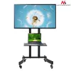 Maclean MC-739 carrinho profissional para TV com rodas, 32-65 polegadas (165,1 cm), máx. 40 kg, VESA até 400x600, preto