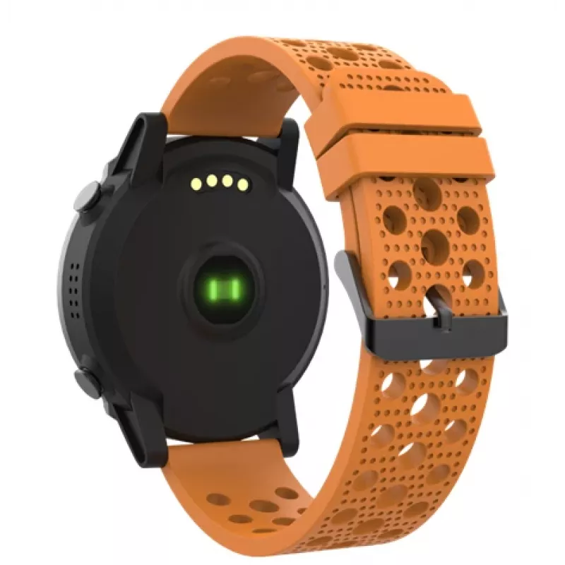 Denver SW-660 smartwatch GPS, AMOLED de 1,3", bracelete laranja